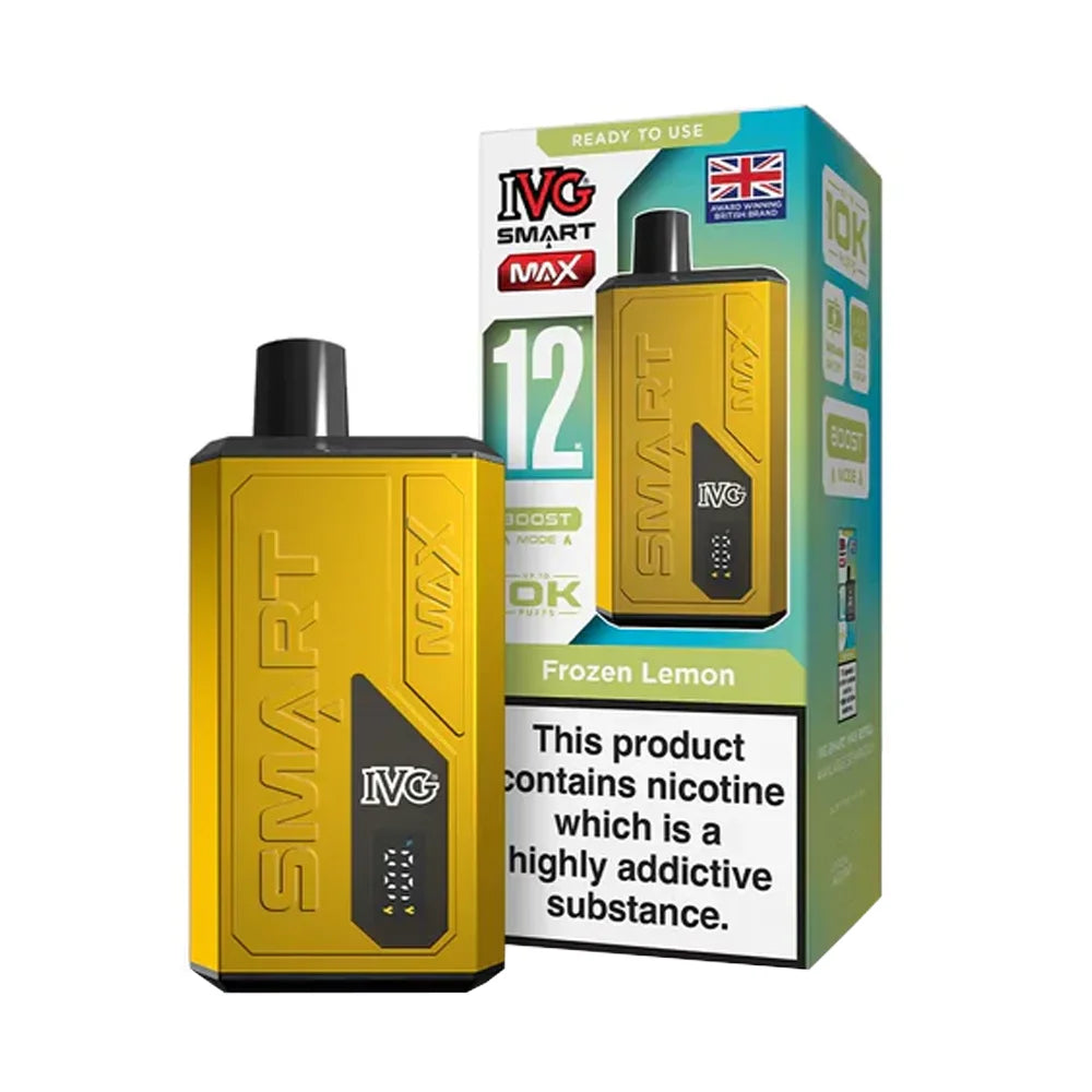 IVG Smart Max 10K Puffs Disposable Vape - Frozen Lemon