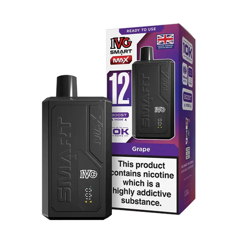 IVG Smart Max 10K Puffs Disposable Vape - Grape