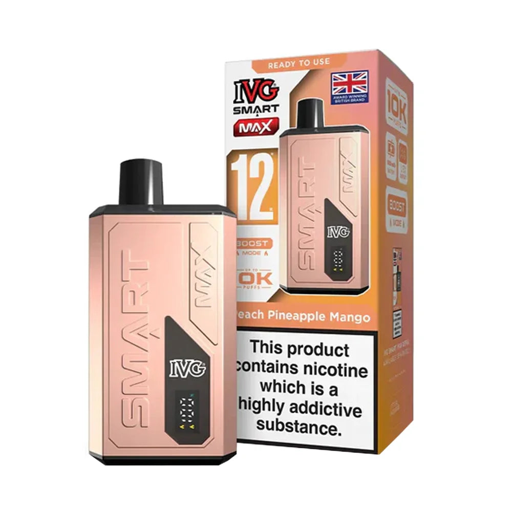 IVG Smart Max 10K Puffs Disposable Vape - Peach Pineapple Mango