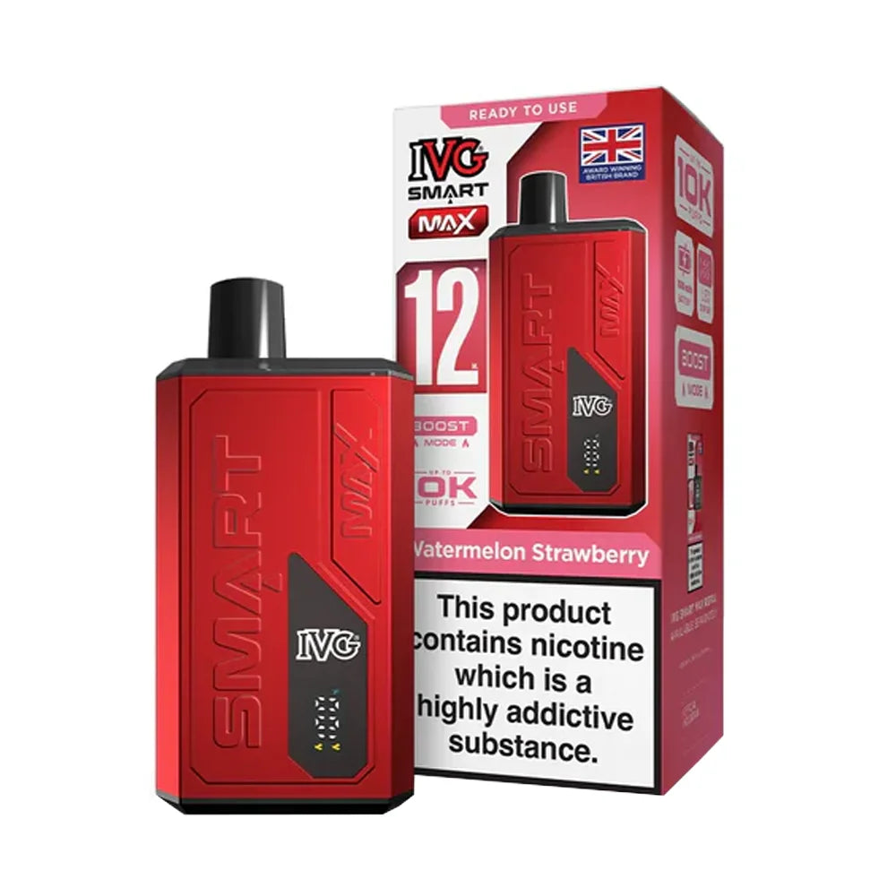IVG Smart Max 10K Puffs Disposable Vape - Watermelon Strawberry