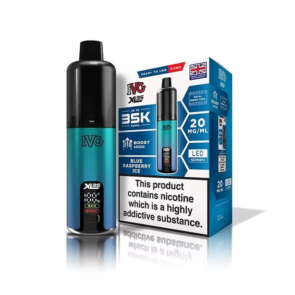 IVG XL 35K Prefilled Pod Kit - Blue Raspberry Ice