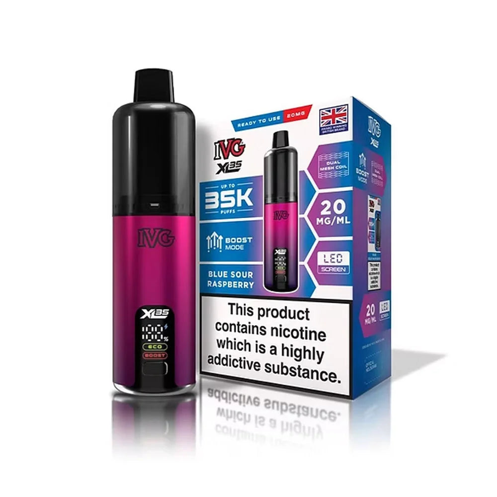 IVG XL 35K Prefilled Pod Kit - Blue Sour Raspberry
