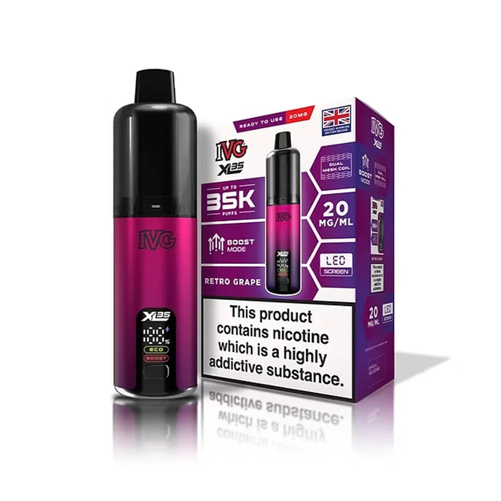 IVG XL 35K Prefilled Pod Kit - Retro Grape