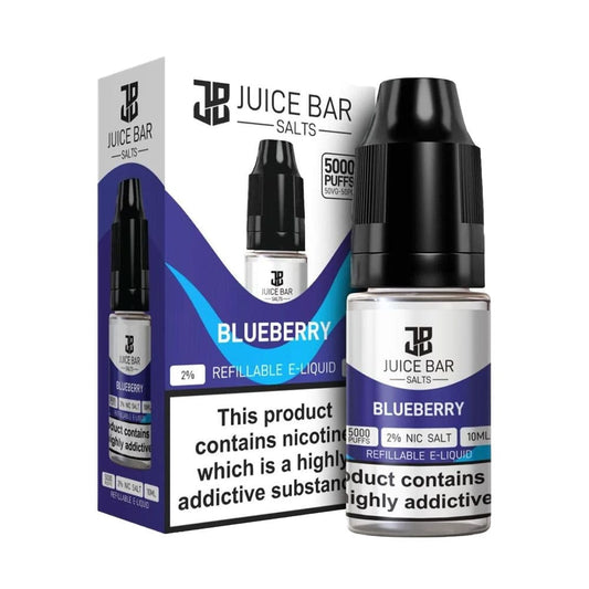Juice Bar 5000 Blueberry 10ml Nic Salt E Liquid