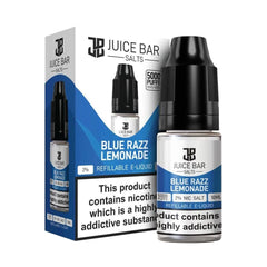 Juice Bar 5000 Blue Razz Lemonade 10ml Nic Salt E Liquid