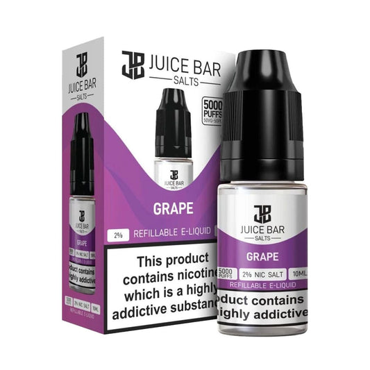 Juice Bar 5000 Grape 10ml Nic Salt E Liquid