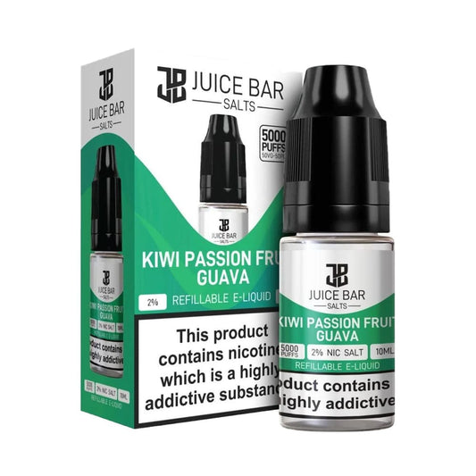 Juice Bar 5000 Kiwi Passion Fruit Guava 10ml Nic Salt E Liquid