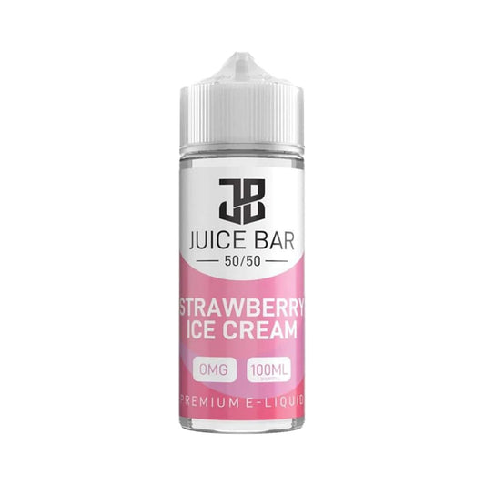 Juice-Bar-Strawberry-Ice-Cream-100ml-Shortfill-E-Liquid