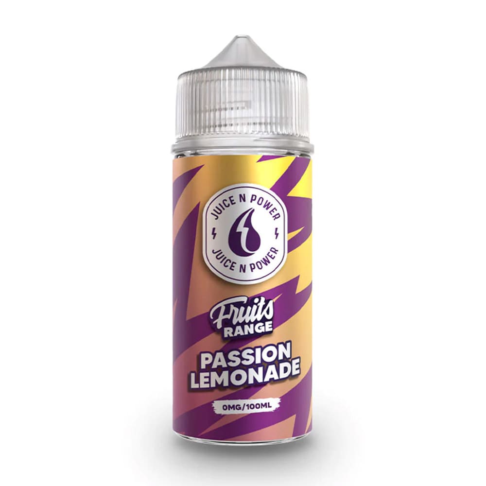 Juice-N-Power-Fruits-Range-Passion-Lemonade-100ml-Shortfill-E-Liquid