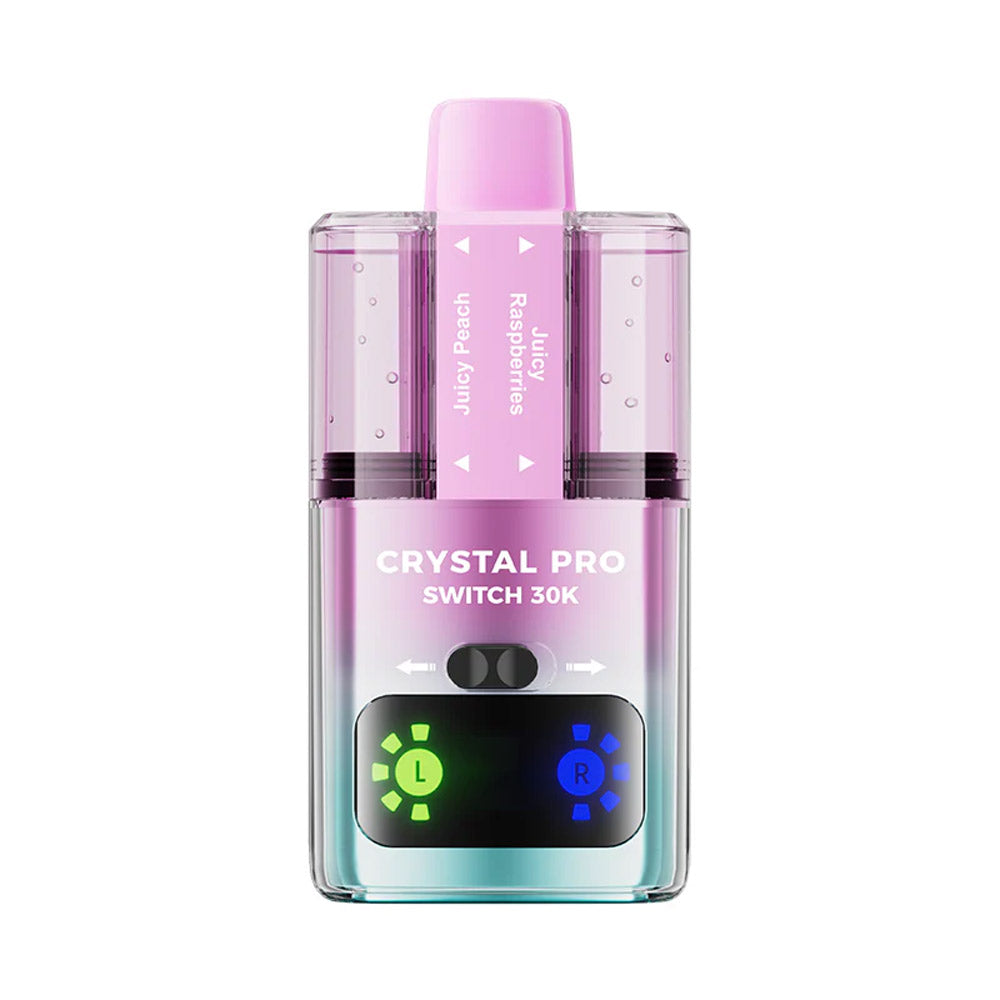 Crystal Pro Switch 30K Puff Disposable Vape - Juicy Peach / Juicy Raspberries