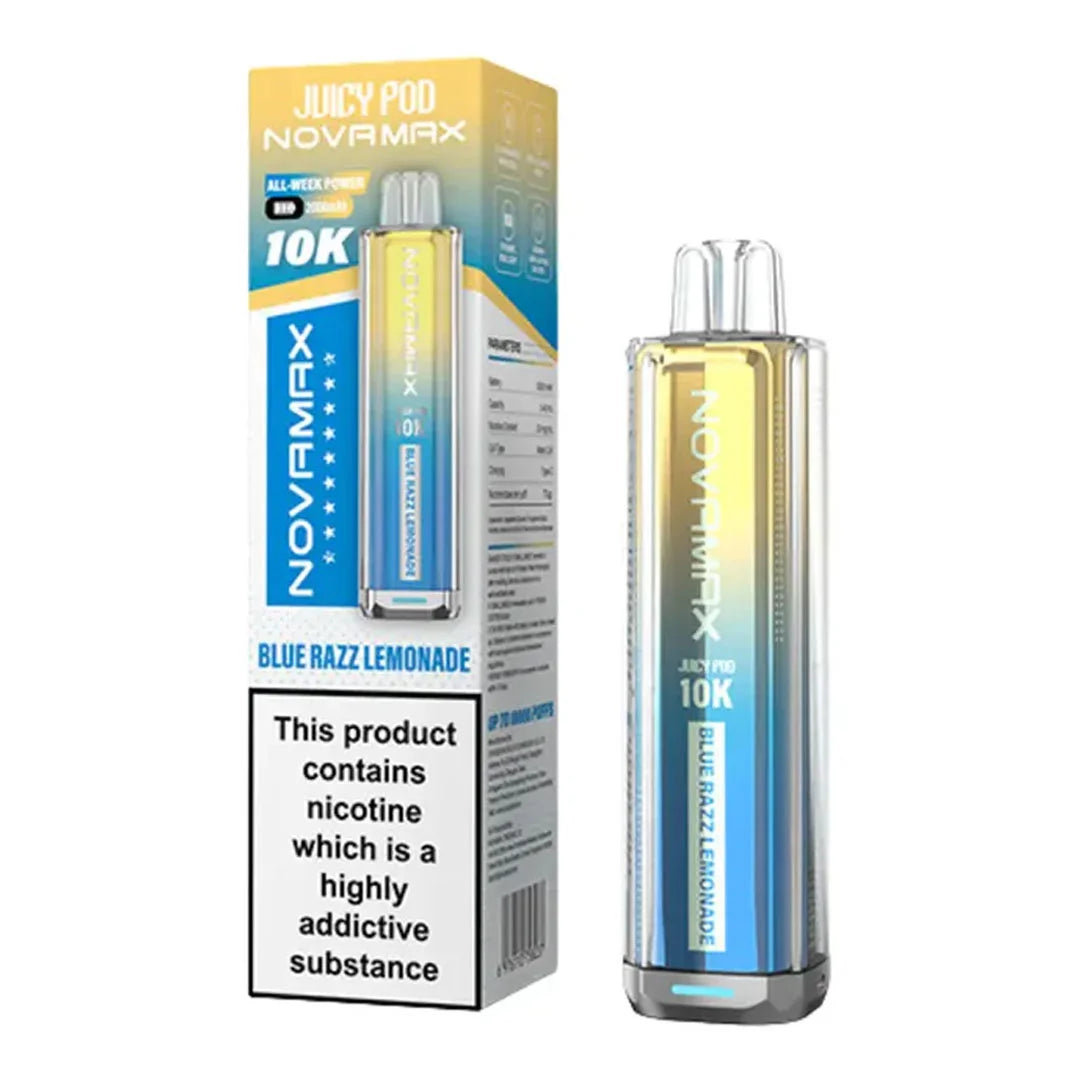 Juicy Pod Novamax 10K Prefilled Pod Kit - Blue Razz Lemonade