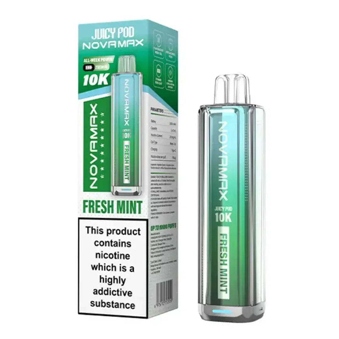Juicy Pod Novamax 10K Prefilled Pod Kit - Fresh Mint