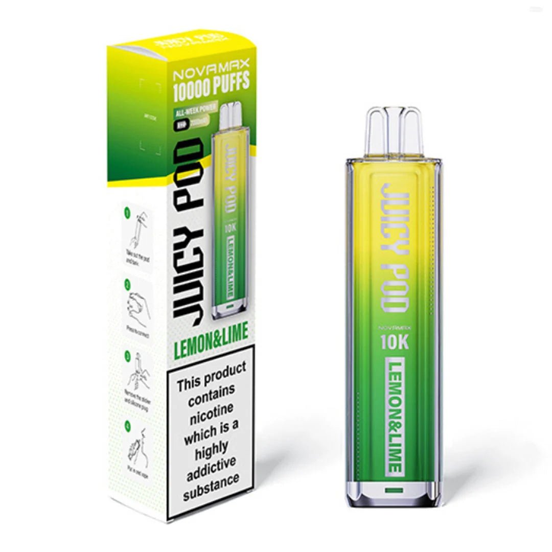 Juicy Pod Novamax 10K Prefilled Pod Kit - Lemon & Lime