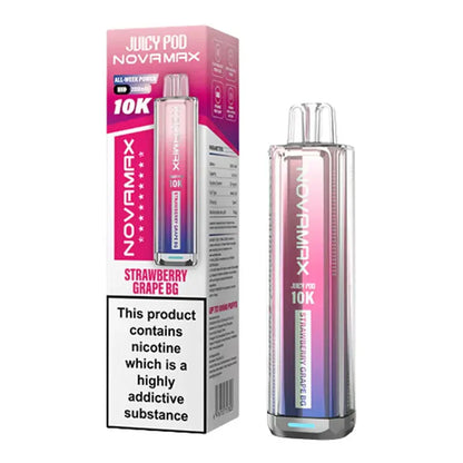 Juicy Pod Novamax 10K Prefilled Pod Kit - Strawberry Grape