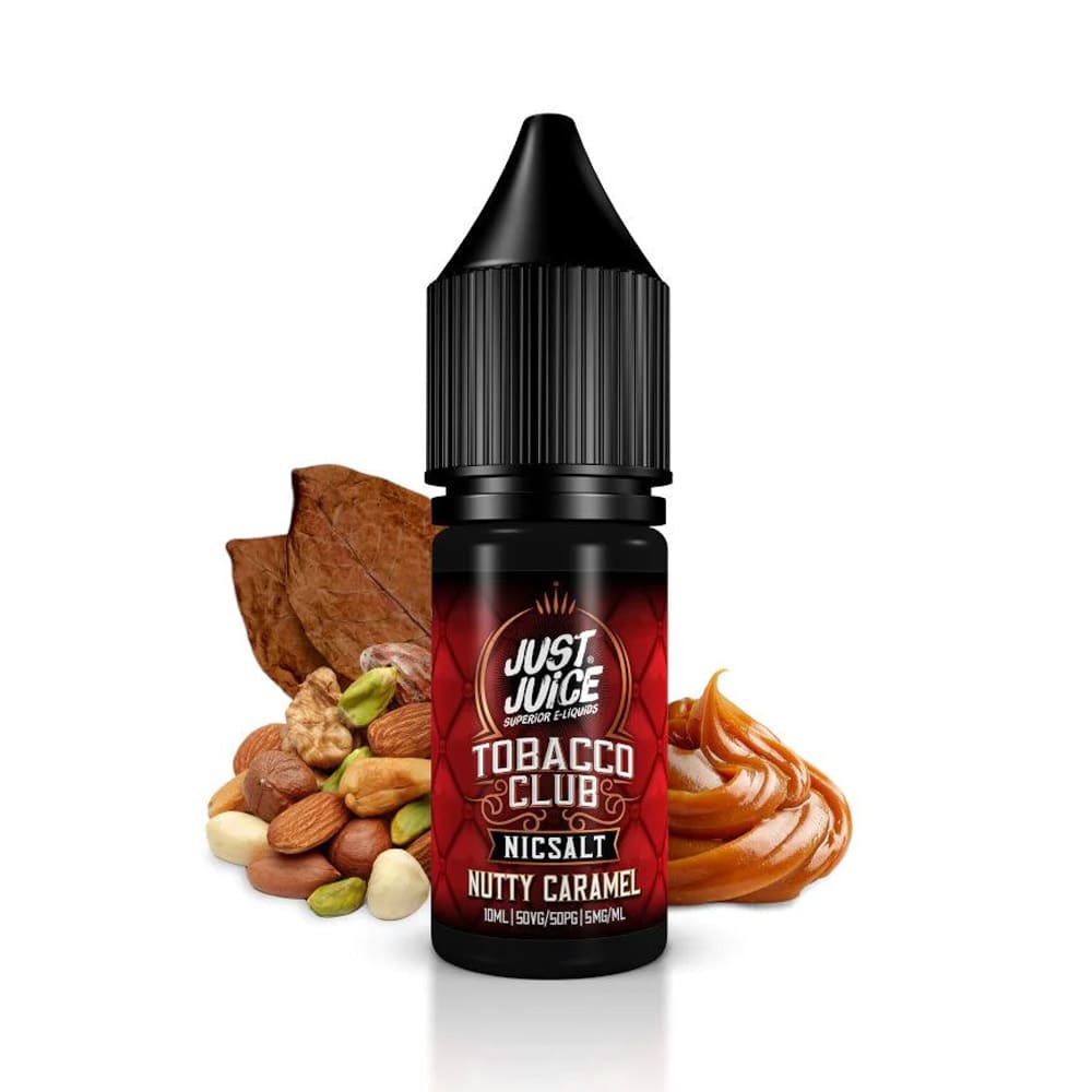 Just-Juice-Tobacco-Club-Nutty-Caramel-10ml-Nic-Salt-E-Liquid