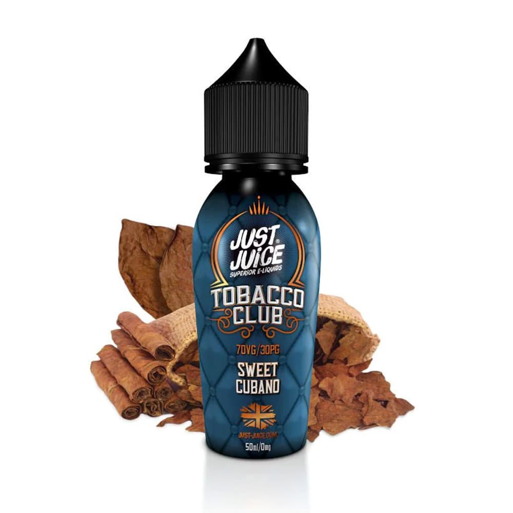 Just Juice Tobacco Club Sweet Cubano 50ml Shortfill Eliquid
