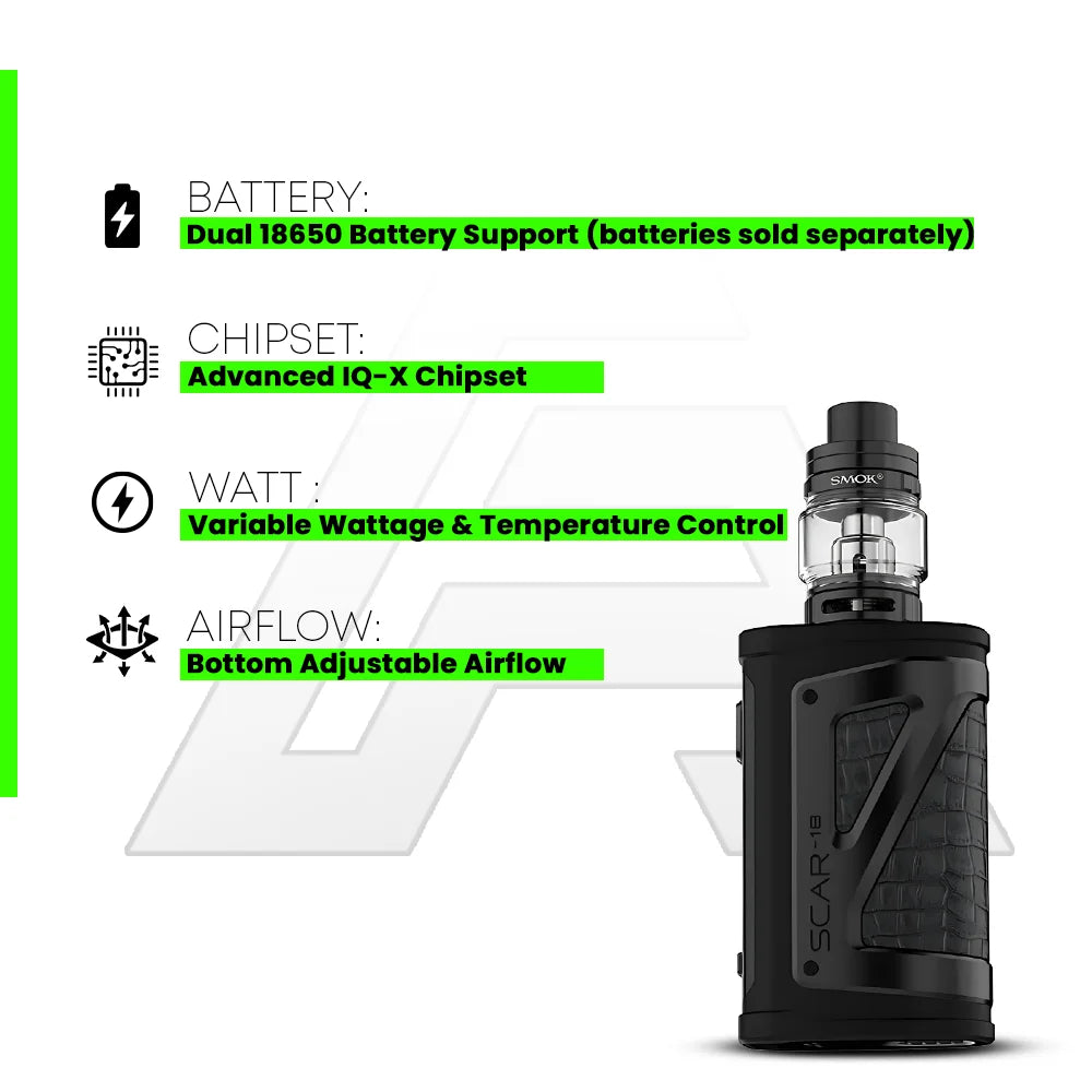 Key Highlights of the Smok Scar 18 Kit