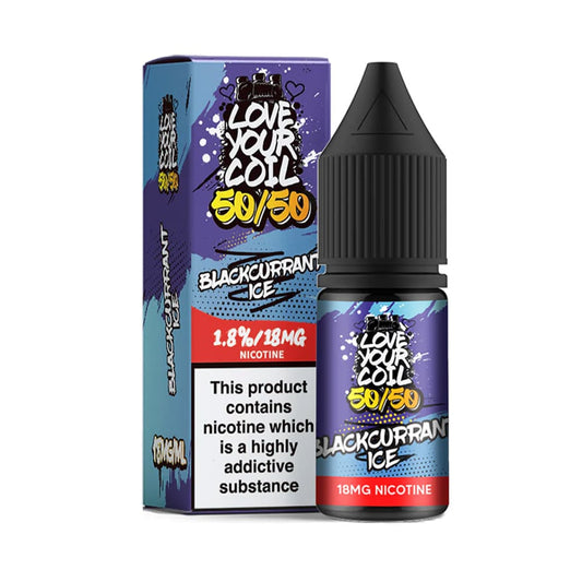 Blackcurrant Ice 10ml Starter E Liquid by LYC