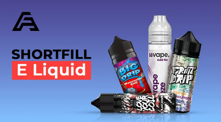 Large bottle shortfill e liquids for sub ohm vaping