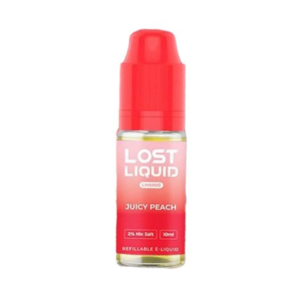 Juicy Peach Lost Liquid LM600 10ml Nicsalt Eliquid