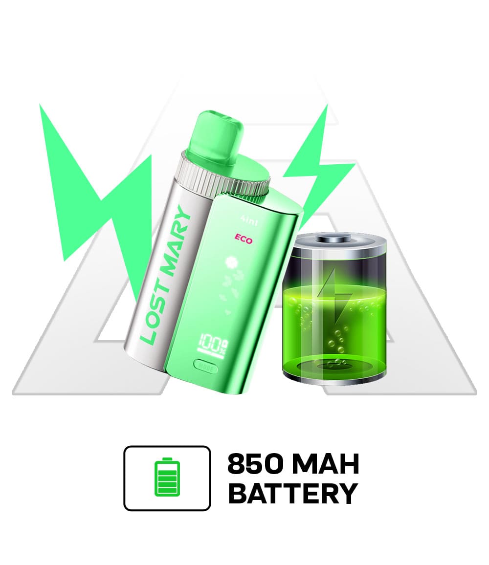 Lost Mary 4 In 1 Prefilled Pod Kit battery
