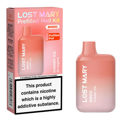 Lost Mary BM600 Prefilled Pod Kit Cherry Ice