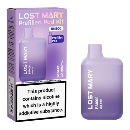 Lost Mary BM600 Prefilled Pod Kit - Grape