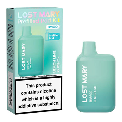 Lost Mary BM600 Prefilled Pod Kit - Lemon Lime