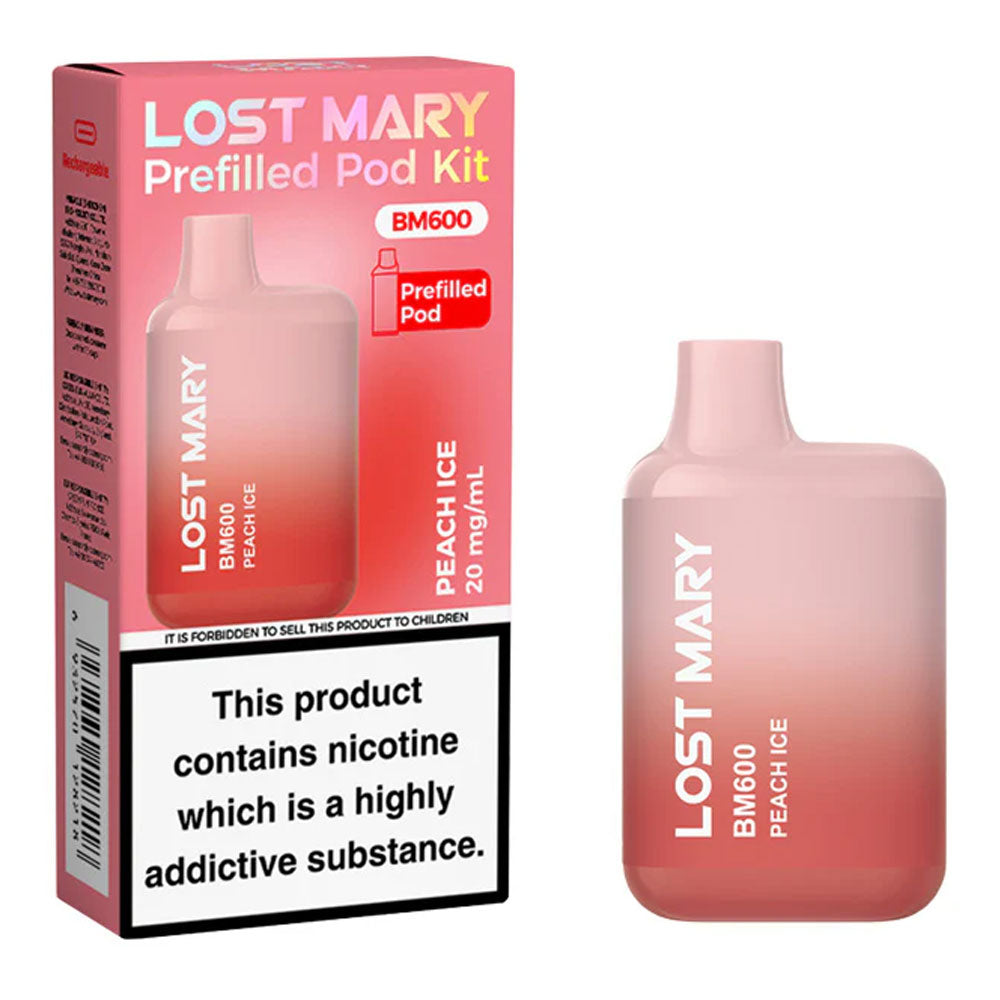 Lost Mary BM600 Prefilled Pod Kit - Peach Ice