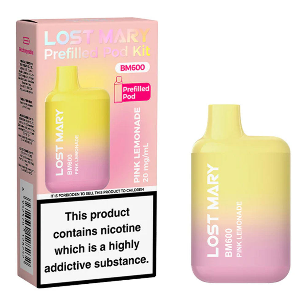 Lost Mary BM600 Prefilled Pod Kit - Pink Lemonade