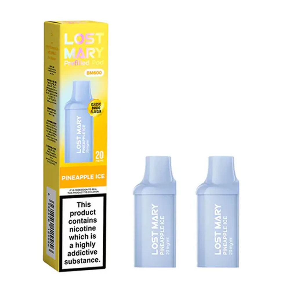 Lost Mary BM600 Prefilled Pods (Pack of 2) - Pineapple Ice