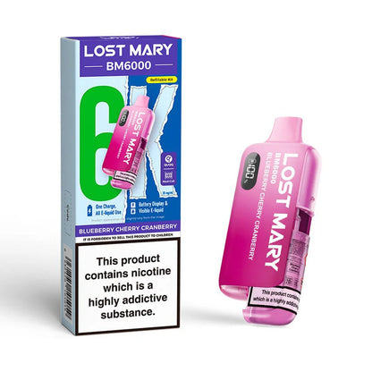 Lost Mary BM6000 Refillable Pod Kit - Blueberry Cherry Cranberry