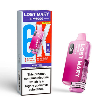 Lost Mary BM6000 Refillable Pod Kit - Cherry Ice