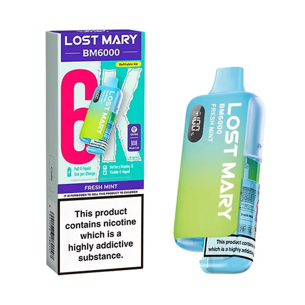 Lost Mary BM6000 Prefilled Pod Kit - Fresh Mint
