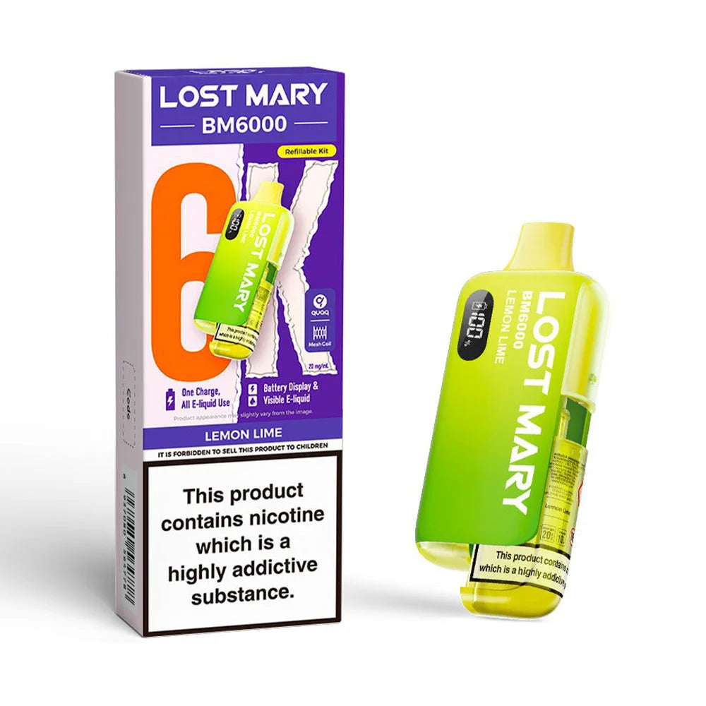 Lost Mary BM6000 Refillable Pod Kit - Lemon Lime