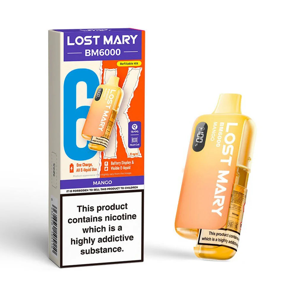 Lost Mary BM6000 Refillable Pod Kit - Mango