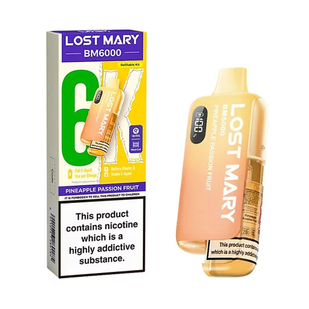 Lost Mary BM6000 Prefilled Pod Kit - Pineapple Passion Fruit