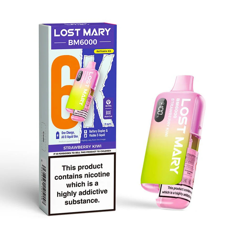 Lost Mary BM6000 Refillable Pod Kit - Strawberry Kiwi