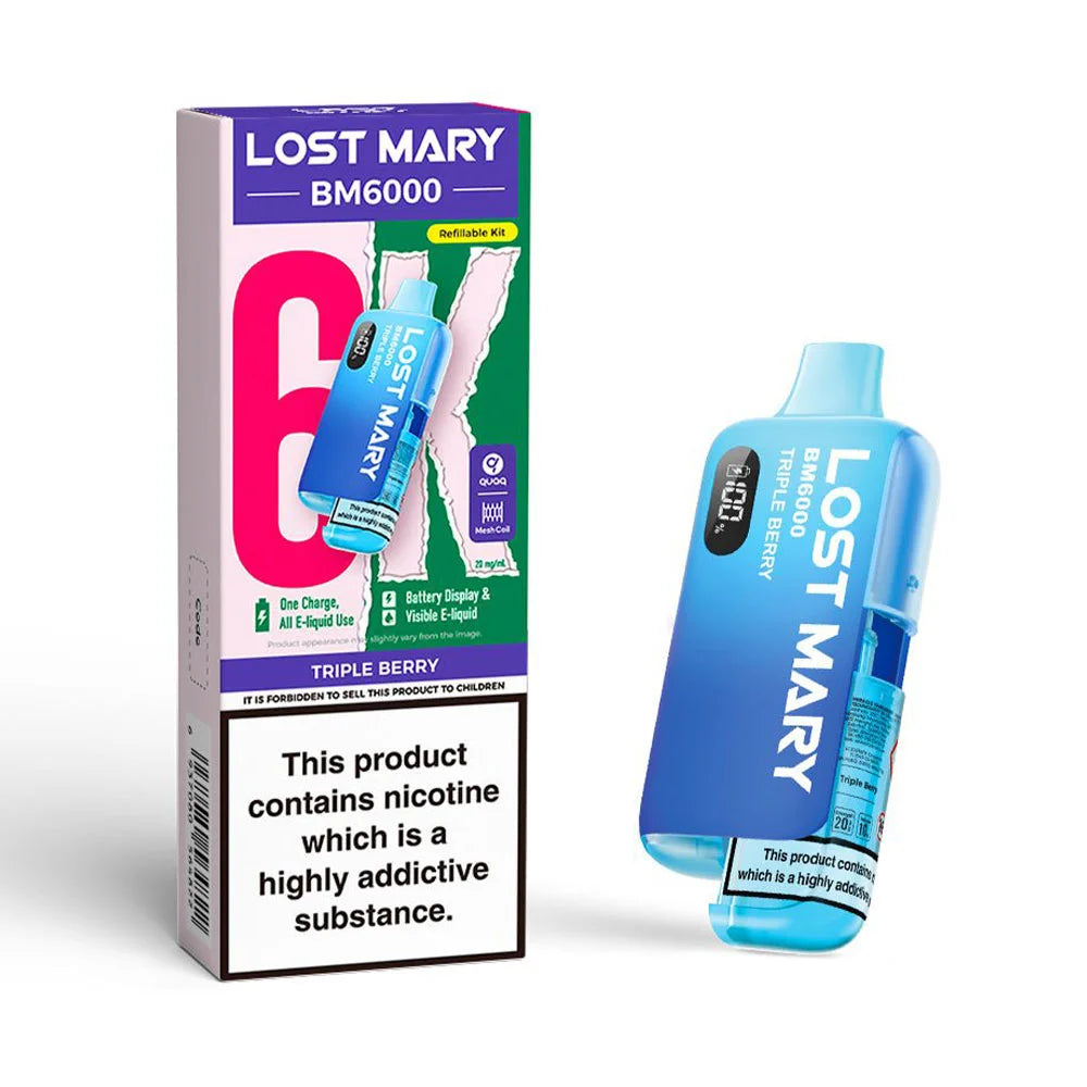 Lost Mary BM6000 Refillable Pod Kit - Triple Berry