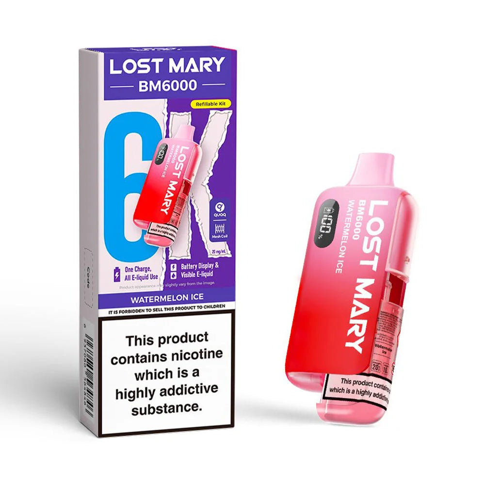 Lost Mary BM6000 Refillable Pod Kit - Watermelon Ice