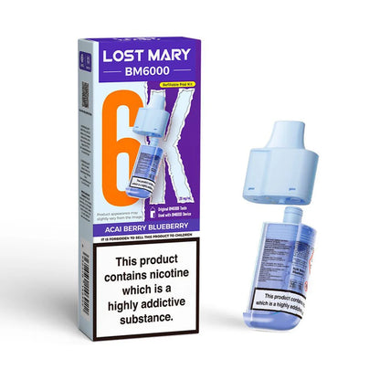 Lost Mary BM6000 Refillable Pod - Acai Berry Blueberry