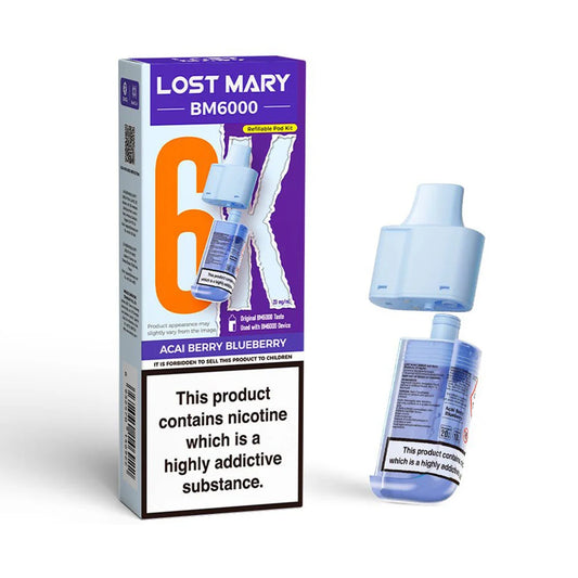 Lost Mary BM6000 Refillable Pod - Acai Berry Blueberry