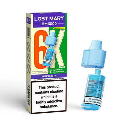 Lost Mary BM6000 Refillable Pod - Blueberry