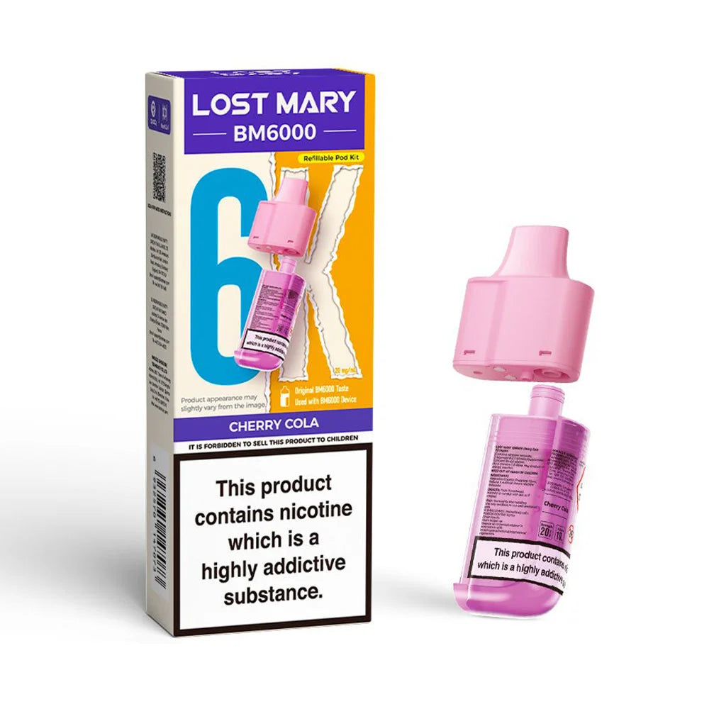 Lost Mary BM6000 Refillable Pod - Cherry Cola