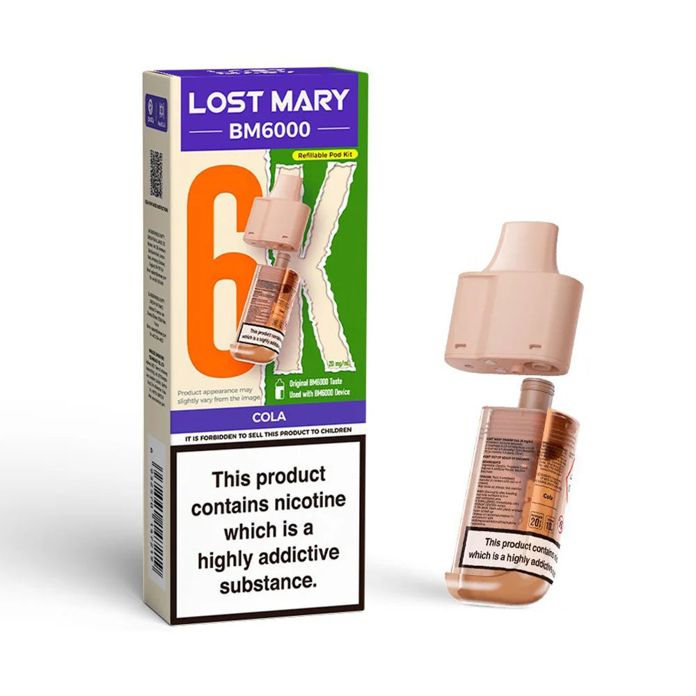 Lost Mary BM6000 Refillable Pod - Cola