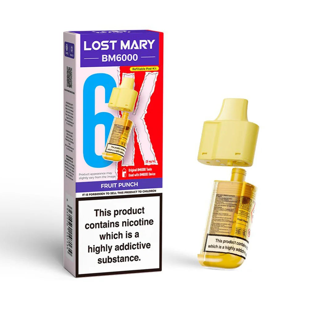 Lost Mary BM6000 Refillable Pod - Fruit Punch