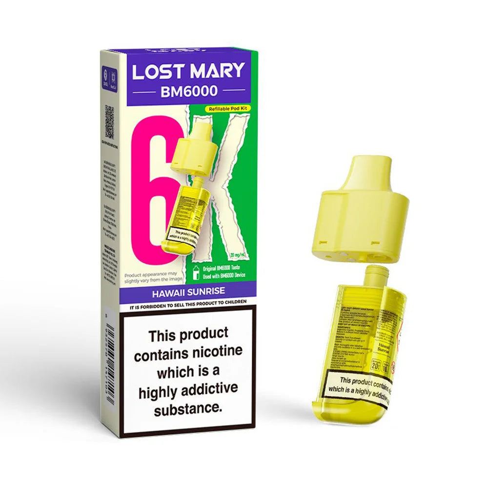 Lost Mary BM6000 Refillable Pod - Hawaii Sunrise