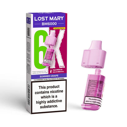Lost Mary BM6000 Refillable Pod - Summer Grape