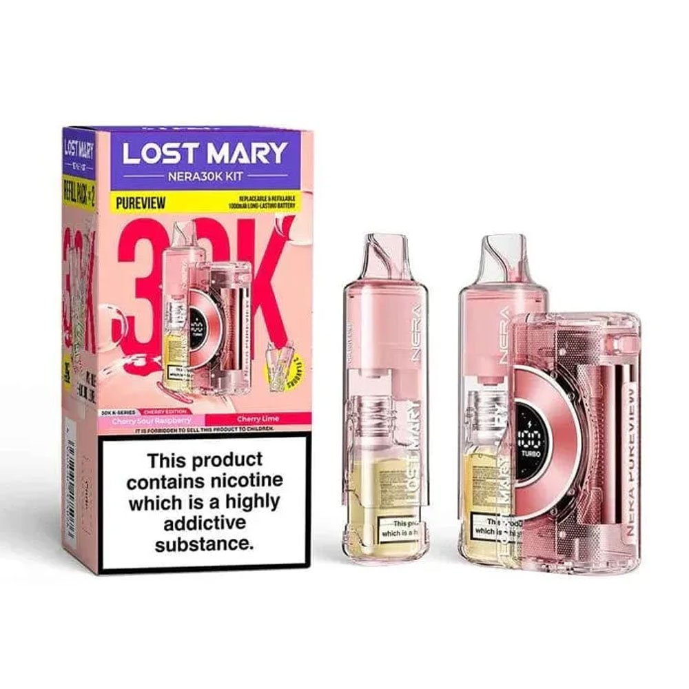 Lost Mary NERA 30K Pureview Refillable Pod Kit - Cherry Edition
