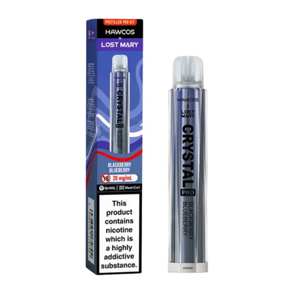 Lost Mary x Hawcos Crystal 600 Prefilled Pod Kit - Blackberry Blueberry